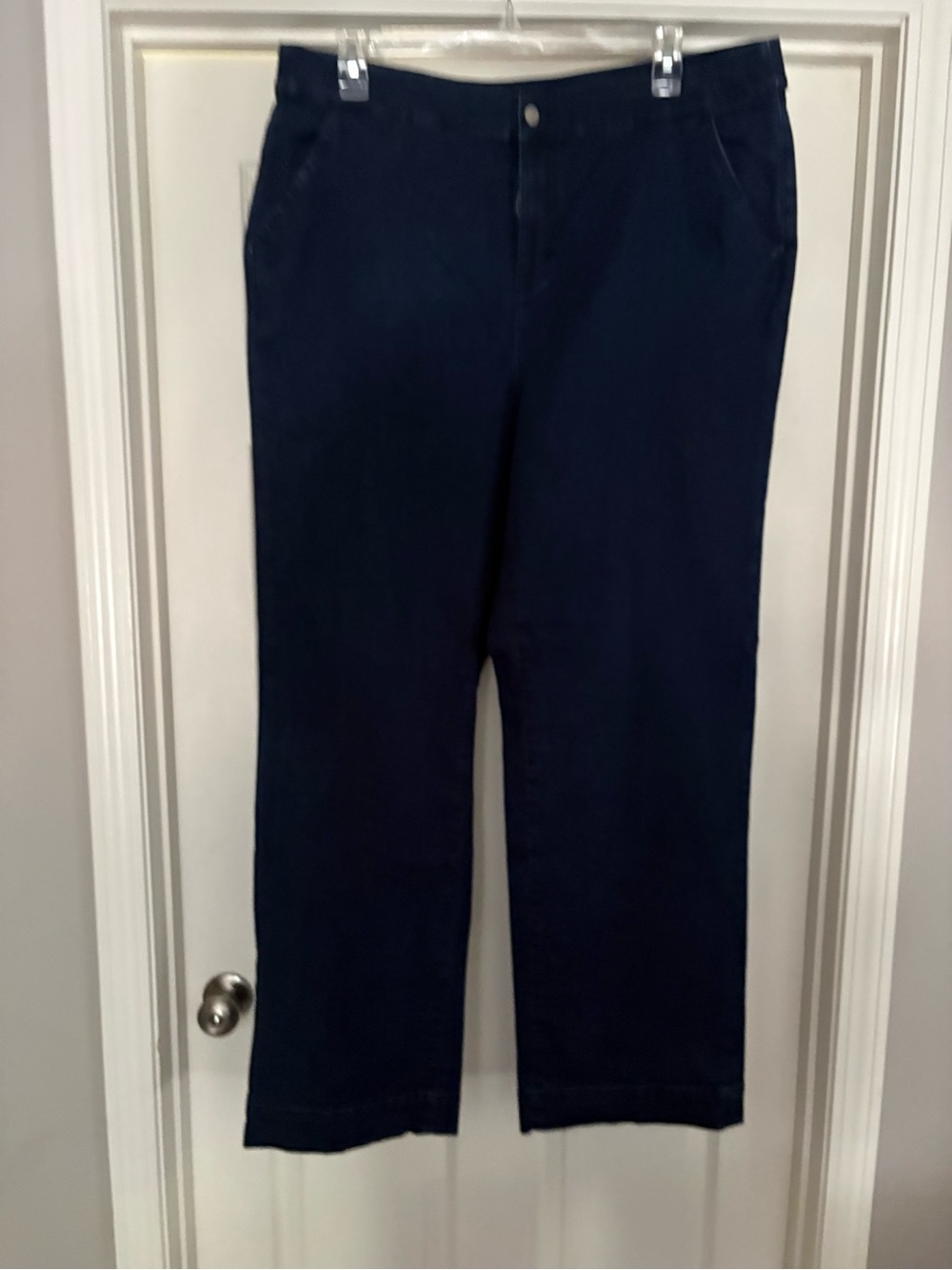 d&co Signature Navy Straight-Leg Women’s Trouser Jeans